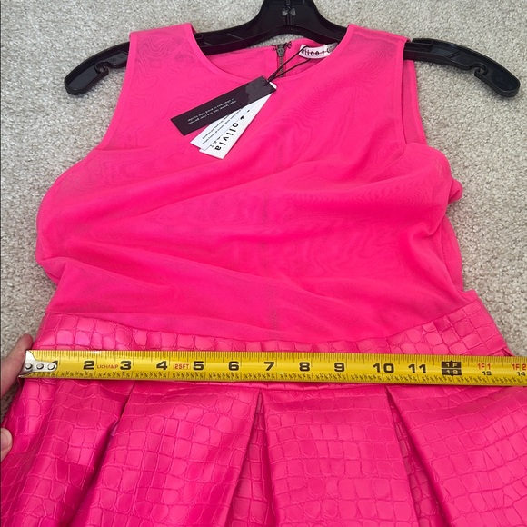 New Alice and Olivia Charra vegan leather dress - Picture 13 of 16